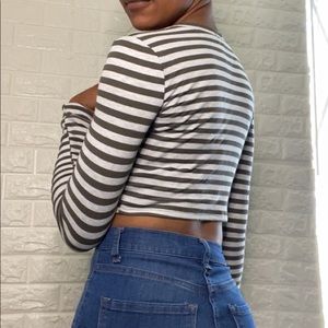 Long Sleeve Crop Top